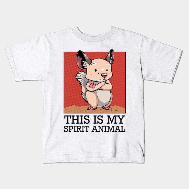 Chinchilla Kids T-Shirt by Lumio Gifts